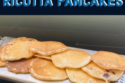 Thumbnail for Blueberry (lemon) Ricotta pancakes